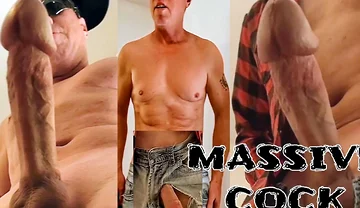 Massive Cock Delivers Massive Cumshot From Jeans