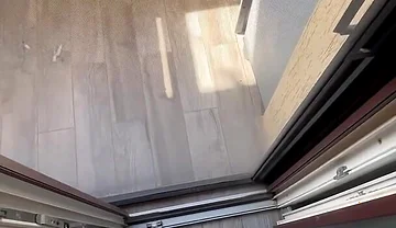 Too Cum From Balcony Almost Caught by Neighbors