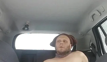 Back Seat of the Car in Parking Slot