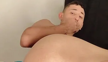 Dildo in the Ass and I Cum