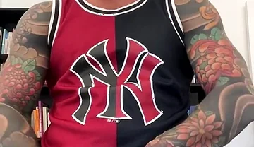 Spanish Muscular Bull with Clothes on