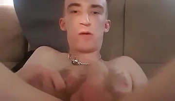 Skinny Lad with Huge Floppy Cock