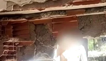 Exploring an Abandoned Building, 2 Amateur Boys Remove Their Clothes and One Starts to Bust a Nut