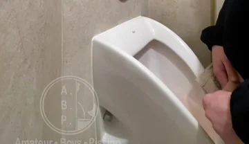 Caught the Guy Pissing in the Next Urinal