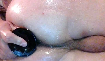 Oiled Sissy Close up Pussy Play Pt 1