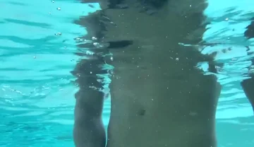 Underwater Cumshot