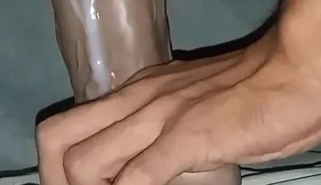 Twink Testing Huge 2.5 Inch Thick Dildo