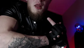 Alpha in Leather and Drool with Dominance