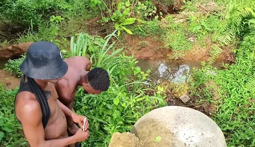 Ebony Ran for His Life After a Merciless Hard Jungle Fuck