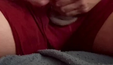 Latino Guy Relaxing and Teasing His Bulge