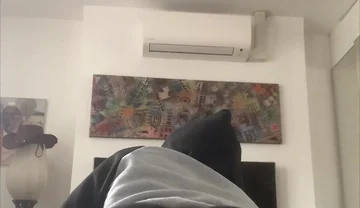 Watch Me Practice Pillow Humping & Twerking From Behind with Cock and Balls Showing Through Underwear