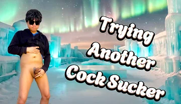 Straight Man Letting Another Guy Suck His Cock Aside From His Friend
