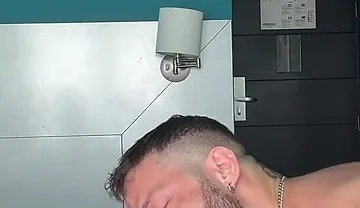 Muscle Bottom Takes Big White Monster Cock Deep