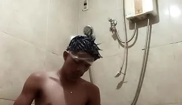 Another Shower Jerking off with Cumshot