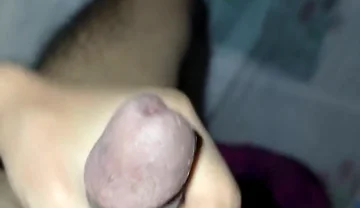 Bottom Masturbation with Huge Cumshot