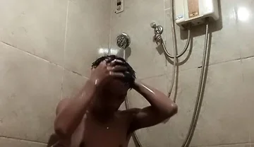 Another Shower Jerking off with Cumshot