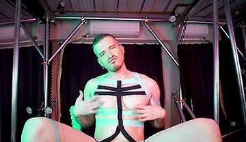 Muscular Fisted His Own Ass Before Riding Dildo - Axel Abysse