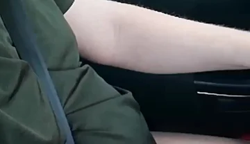 Nylon Fetish in the Dirt Road Search in the Car