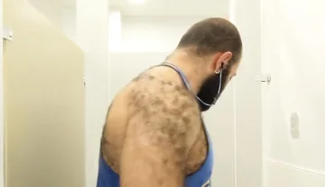 A Satisfying Post Workout Jerk off. Decided to Put My Load Somewhere Special This Time.
