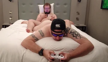 Playing Games While He Cums on Me