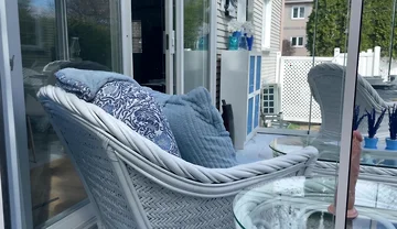 Hunk Stepdaddy Bear Naked Sunbathing in the Veranda 3