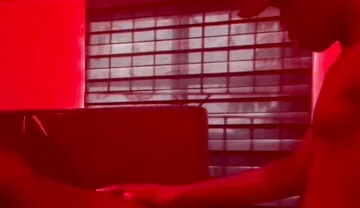 College Twink Friends Fuck After College Under Red Lights