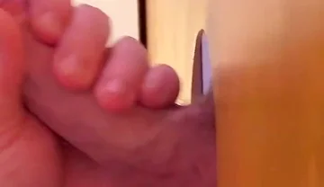 Hot Italian Cock at the Gloryhole - Sucked Dry with My Special Tongue Technique!