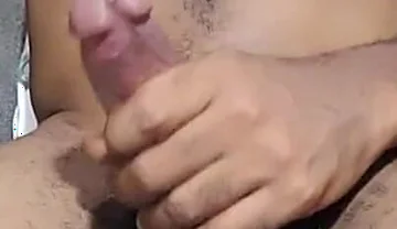 Horny Straight Guy Masturbates Massive Erection Until He Shoots Everywhere