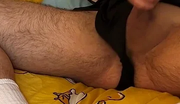 Lextalon Solo on the Bed - I Masturbate Watching Porn Until I Cum