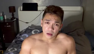 Hot Filipino Twink Jerks off in Steamy Shower