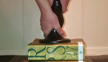 Hot Gay Twink Stretching His Ass and Takes Huge Anal Dildo's