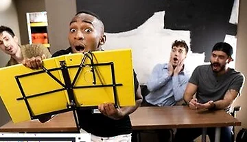Kais Presentation Gets Wild When Kane Fox Plays With His Plug And Fucks Him On The Table
