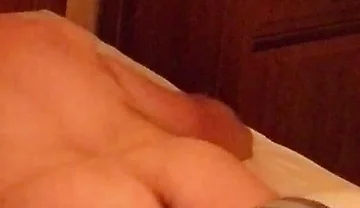 Naked Bed Hump Masturbation with Lots of Cum