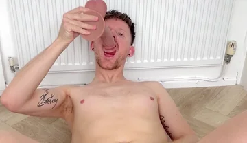 While Im at Work My Husband Is Using My Dildo Solo