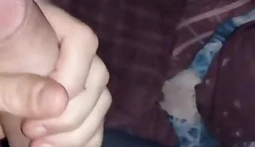 A Strong Erection at Night and a Little Masturbation!