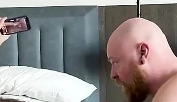 Hairy Stepdaddy Bear Breeds Me Good on the Bed, and Then up Against the Hotel Window