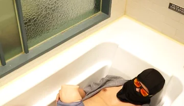 Fuck Toy in Hotel Bathtub