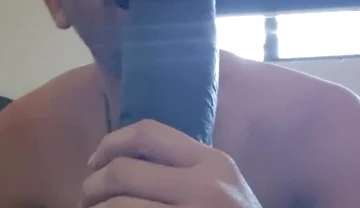 BBC Dildo Suck and Dirty Talk