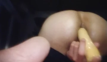 Anal Masturbation with Dildo
