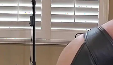 Getting My Hole Bred by Leather Stepdaddy on the Bed and in a Sling