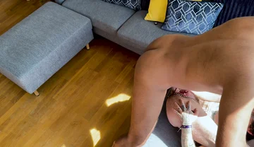 Arab Stepdaddy Using White Ftm Twink Pussy