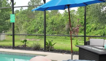 Taking Care of Allen by the Pool