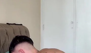 Tatted Papi Fucked by Muscle Bareback Sexy Hung Big Dick Latino