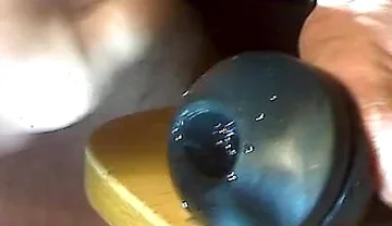 The Cock Wants to Feel the Tight Rubber Sleeve, and Cum From It!