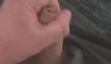 Fat Hairy Bear Jerks off in the Office and Cums on the Floor