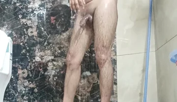 Indian Desi Police Officer Get Sucked and Shower with Neighbour and Army Officer