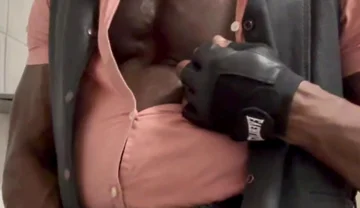 Tight Jeans Leather Waistcoat Smoke Jerk Session