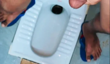 Desi Village Boy Cum Desi Bathroom