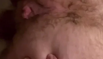 Just Pushing Out a Load From My Hairy Ass