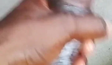 Stroking My BBC Hard Till I Cum